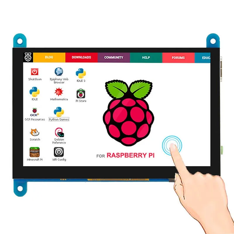 Elecrow 5 inch Touchscreen Portable Monitor HDMI 800 x 480 Capacitive Touch Screen LCD Displays Ras