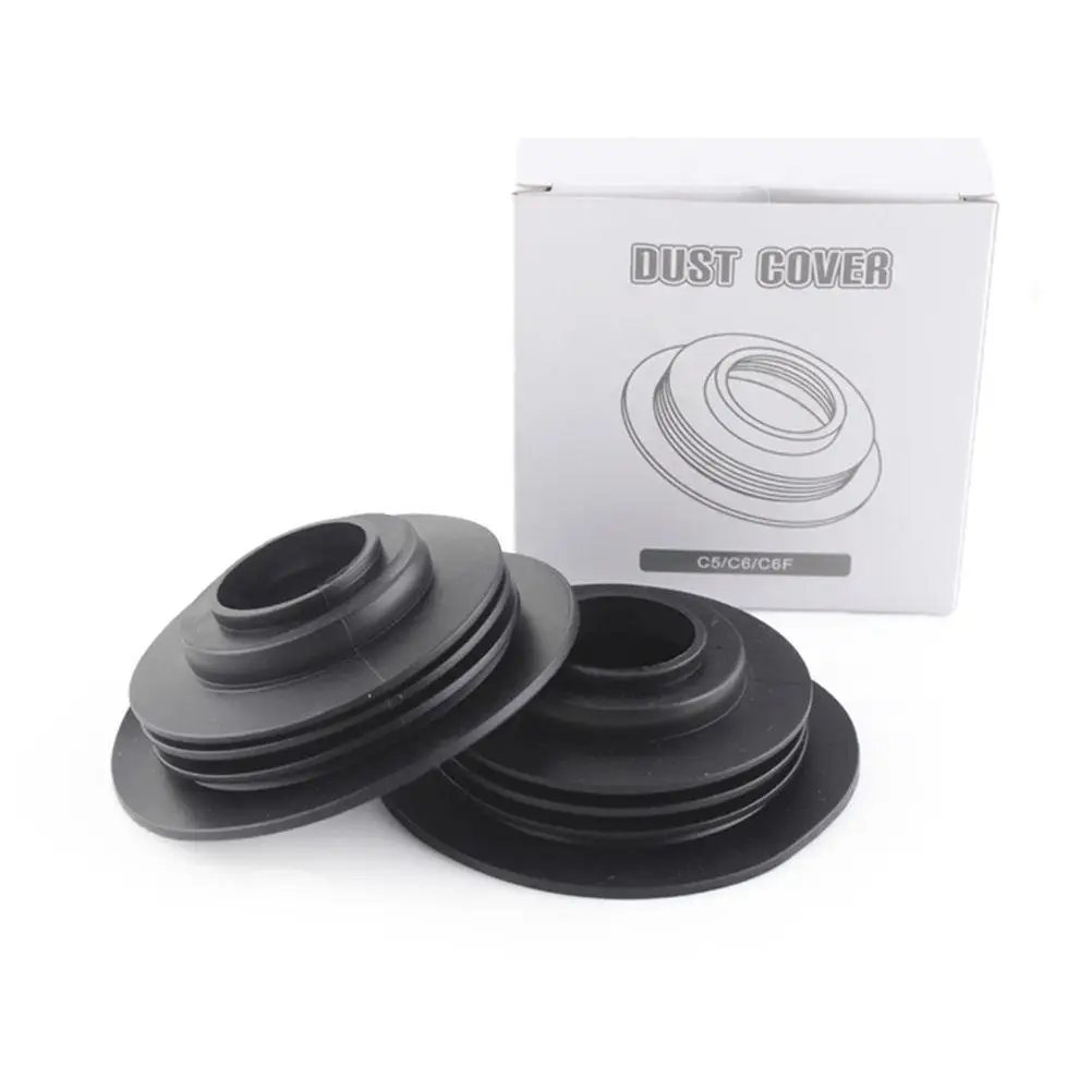 2Pcs Headlight Lamp Light Rubber Dust Cover Car Motorcycle LED