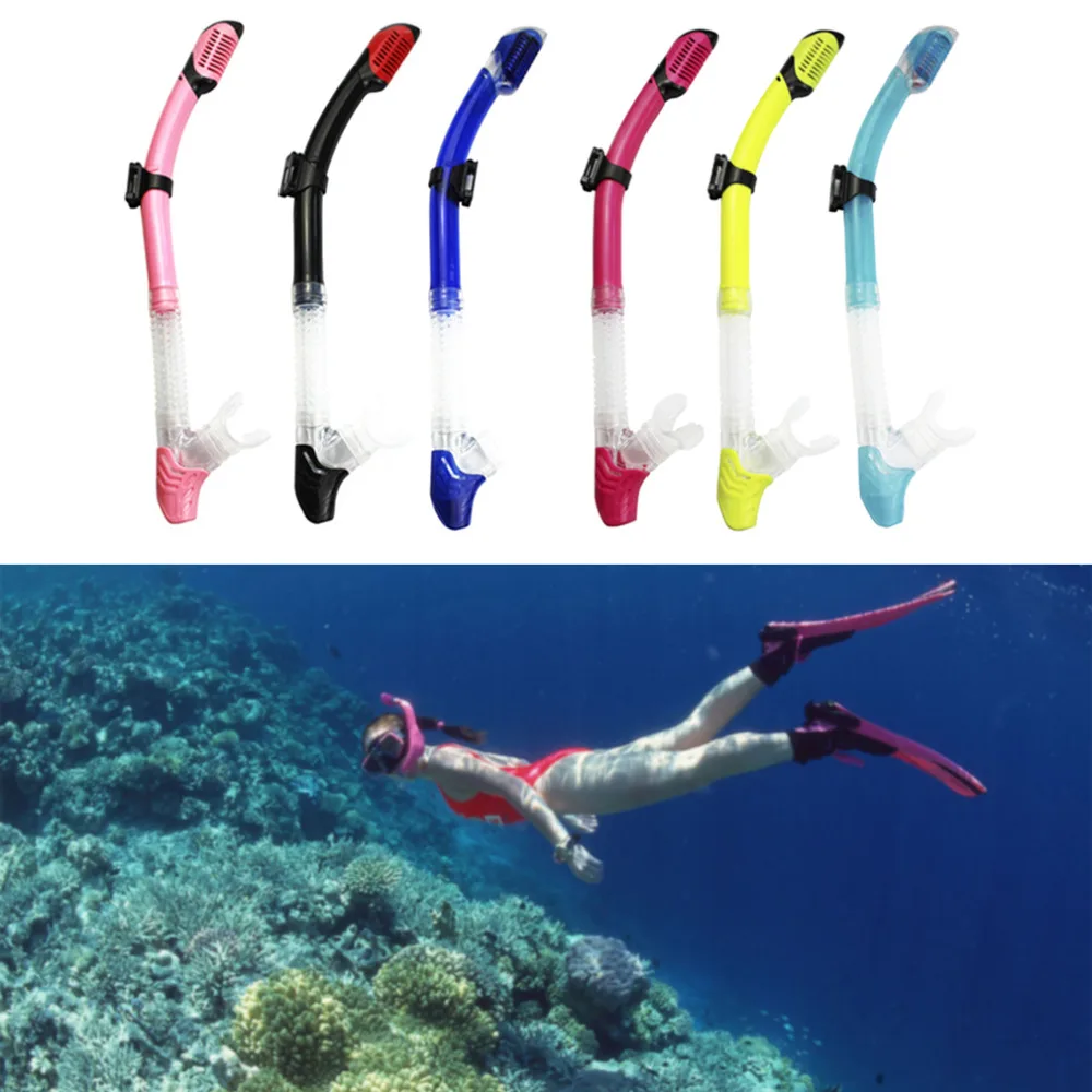 HW49.5cm Adults Dry Breathing Tube for Diving Mask Swimming Diving