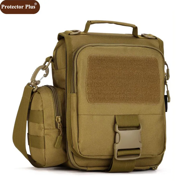 

Protector Plus 2019 New Leisure Men's Bags Inclined Shoulder Bag High Quality Nylon Army Small Bag MOLLE System Men Bag D007