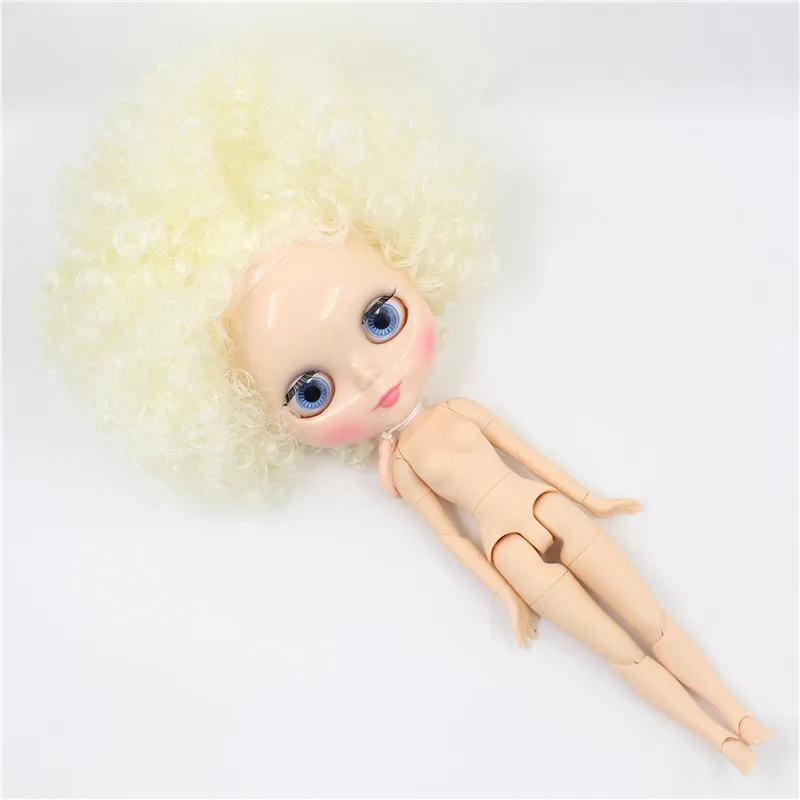 Фабрика Блит кукла middie кукла 1/6 bjd 1/8 bjd сестра семья дикие Кудри волосы розовый коричневый девушка подарок игрушка - Цвет: blyth