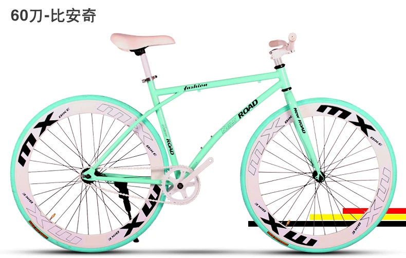 Clearance New X-front brand colorful carbon steel 26 inch fixed gear rear pedal brake bicicleta student bike road bicycle 25 Clearance New X-front brand colorful carbon steel 26 inch fixed gear rear pedal brake bicicleta student bike road bicycle 25