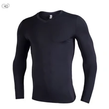 Быстросохнущая С Длинным Рукавом Рашгард футболка для бега Для мужчин Фитнес компрессионные, для бега хлопковая футболка с коротким рукавом, одежда для спортзала атлетики футболка спортивная одежда