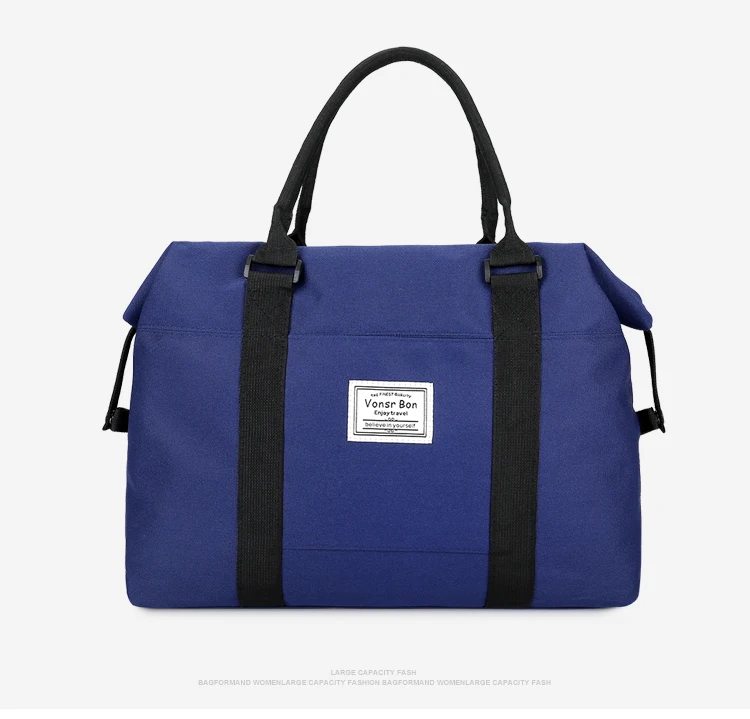 Новинка, Женская дорожная сумка, черный, синий цвет, ручная сумка для багажа, сумка на плечо, женская сумка, женская сумка, для выходных, портативная спортивная сумка, водонепроницаемая сумка
