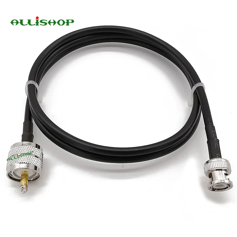 RF LMR200 UHF мужской PL 259 BNC Мужской с низкой потерей цифровой коаксиальный