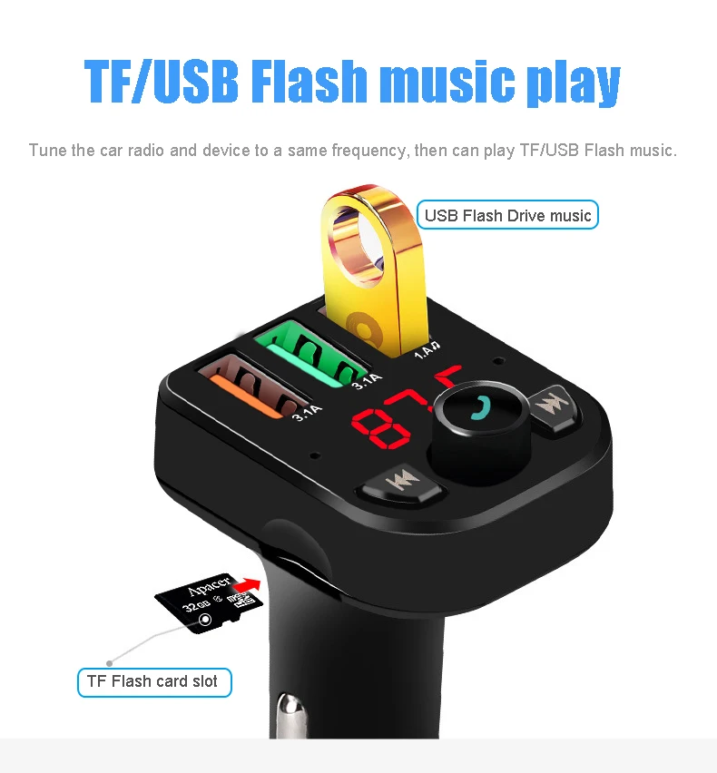 E0029 Bluetooth Handsfree FM modulator (3)