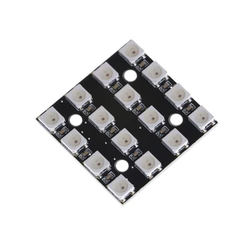 

New 1 x RGB LED 4x4 16-Bit WS2812 5050 RGB LED + Integrated Drivers for arduino