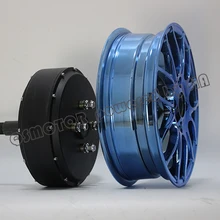 Мотор Ступицы Колеса Скутера 12 дюймов 5000 Вт 260 бесщеточный DC Электрический одиночный вал съемный велосипед QS мотор