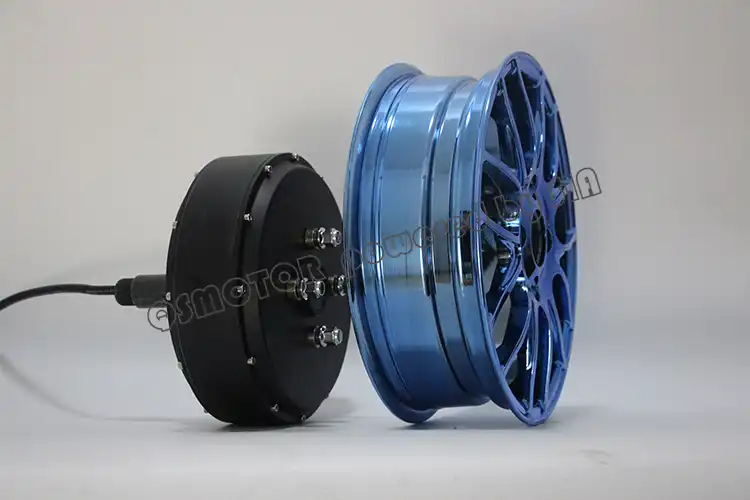 QS Motor 1000W 3000W 205 brushless dc electric car singhle shaft wheel