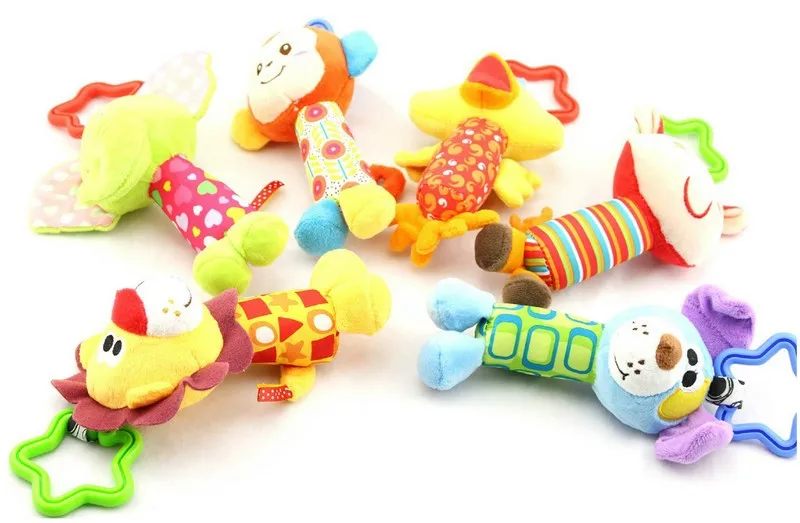 Детская игрушка-погремушка-колокольчик для рук многофункциональная плюшевая коляска Мобильная игрушка Подарки G0129