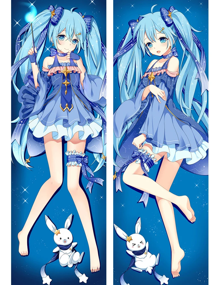 Японское аниме Vocaloid Otaku обнимает тело наволочка чехол Snow Hatsune Miku Y052 Dakimakura