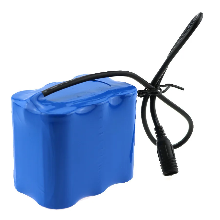 Cena 8.4V 36000mah akumulator 26650 akumulator 6x26650 power bank baterii dla światło rowerowe X2 X3 lampa rowerowa z ładowarka eu