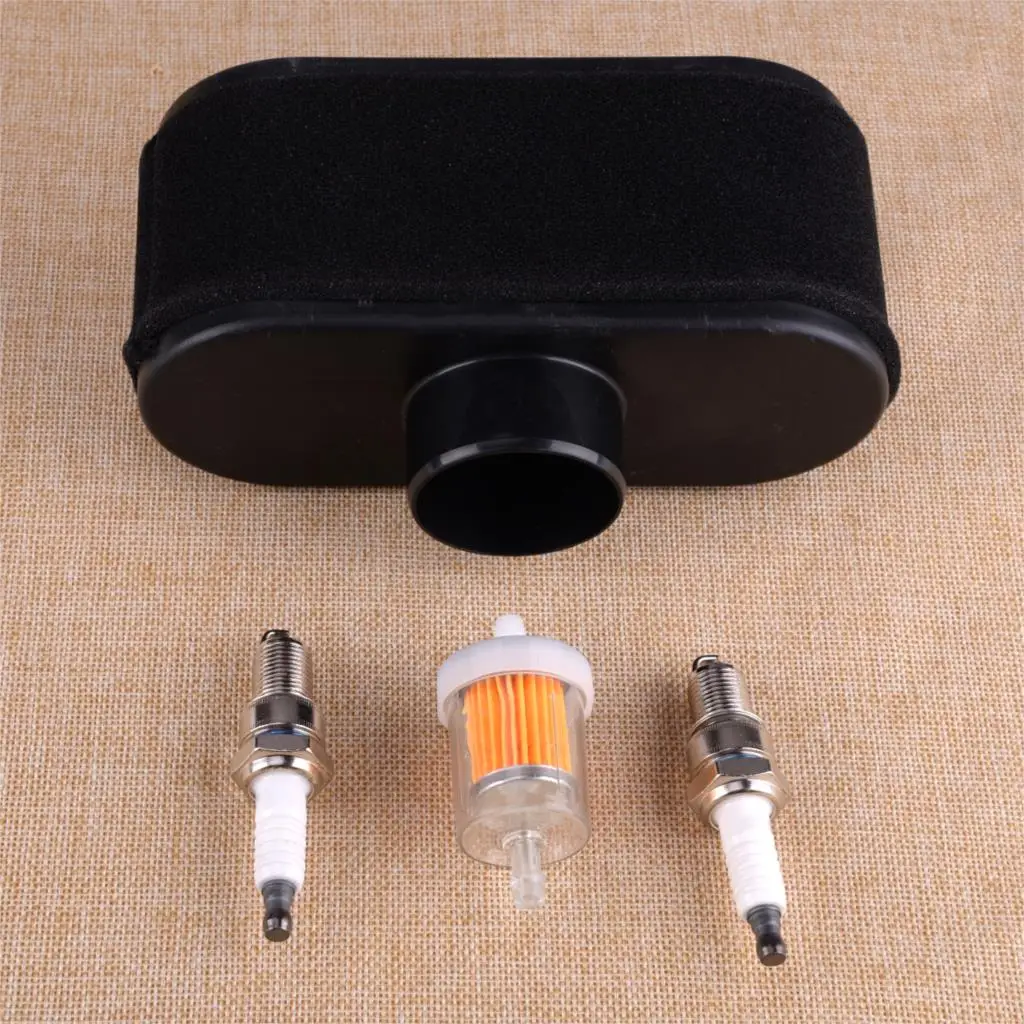 CITALL High Quality 4pcs Fuel & Air Filter &Spark Plug Tune Up Kit for