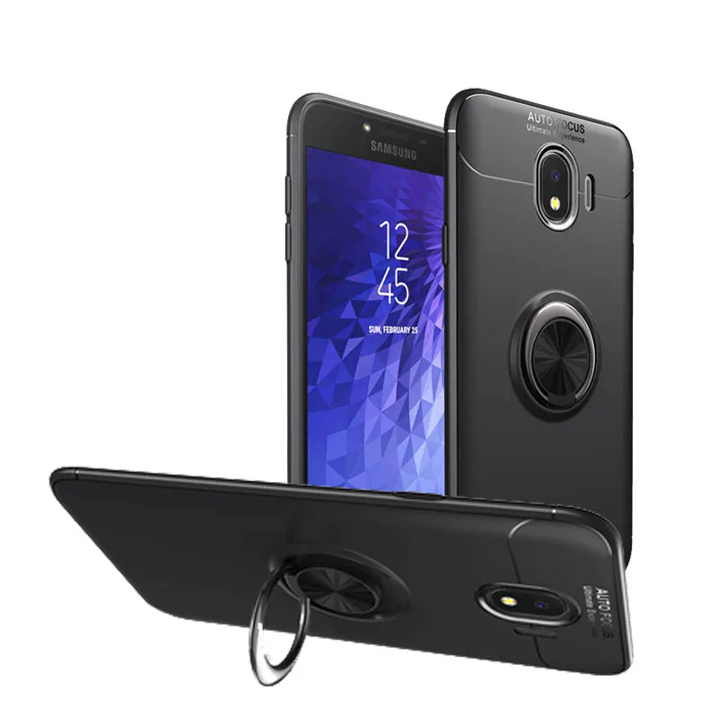 

Silicone Case For Samsung Galaxy J4 J6 Plus Case Soft Protection Phone Cover Coque For Samsung J4 J6 Plus 2018 Case With Ring
