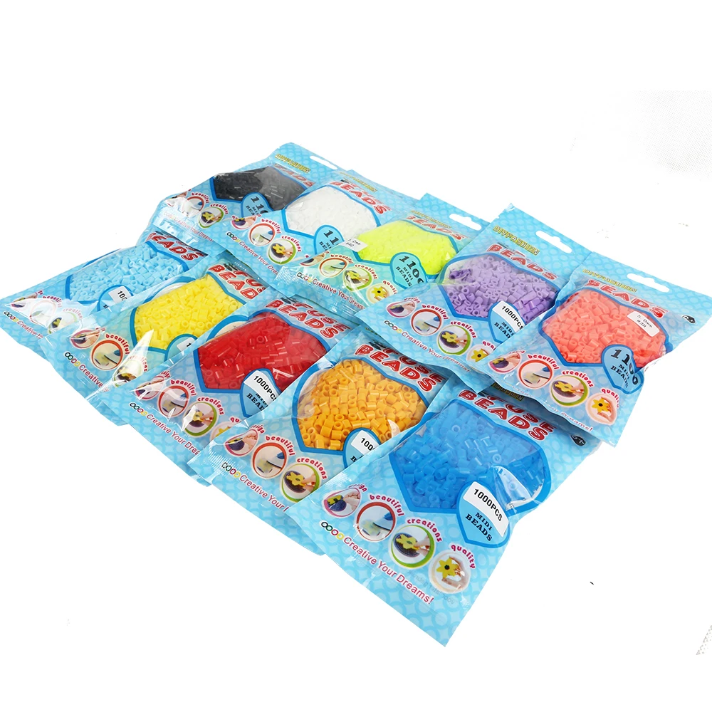 5mm 1000pcs/bag hama beads perler fuse beads 64 colours
