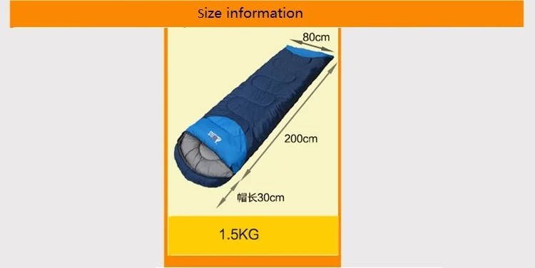 BSWolf Сверхлегкий хлопковый спальный мешок для кемпинга, спальный мешок для улицы, конверт, зимний спальный мешок, удлиненный и расширяющийся, 230*80 см, г