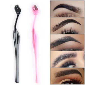 

2PC Portable Eyebrow Razor Knife Facial Eye Brow Trimmer Stainless Steel Shaper Shaver Blade Hair Remover Face Makeup Tools