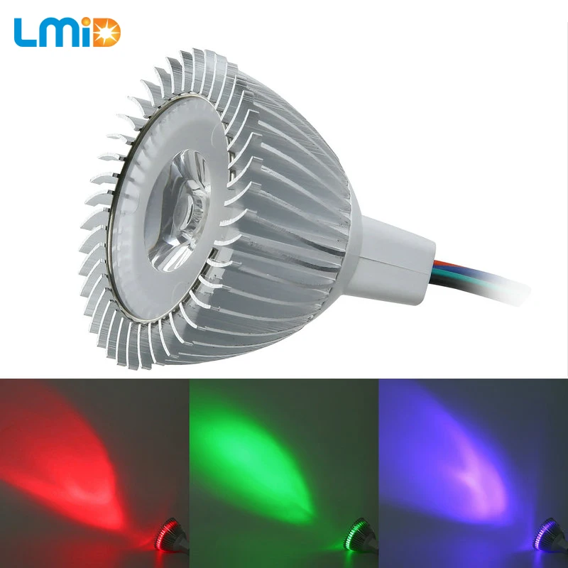 Lmid мини светодиодный прожектор rgb Кабинета светильник 1*3 Вт высокое Мощность LED DC12V Освещение в помещении