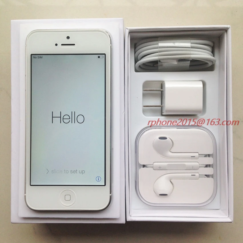 Разблокированный оригинальный Apple iPhone 5 GSM 3G мобильный телефон 16 ГБ 32 64 ROM Wifi 8MP 4 0
