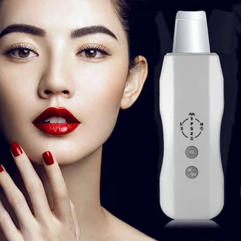 

Anion Ultrasonic Skin Scrubber Ultrasound Facial Skin Cleaner Ultrasonic Face Peeling Massager Facial Skin Rejuvenation Care
