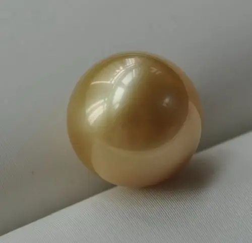 

huge round AAA 12mm south sea gold loose pearl half drilled
