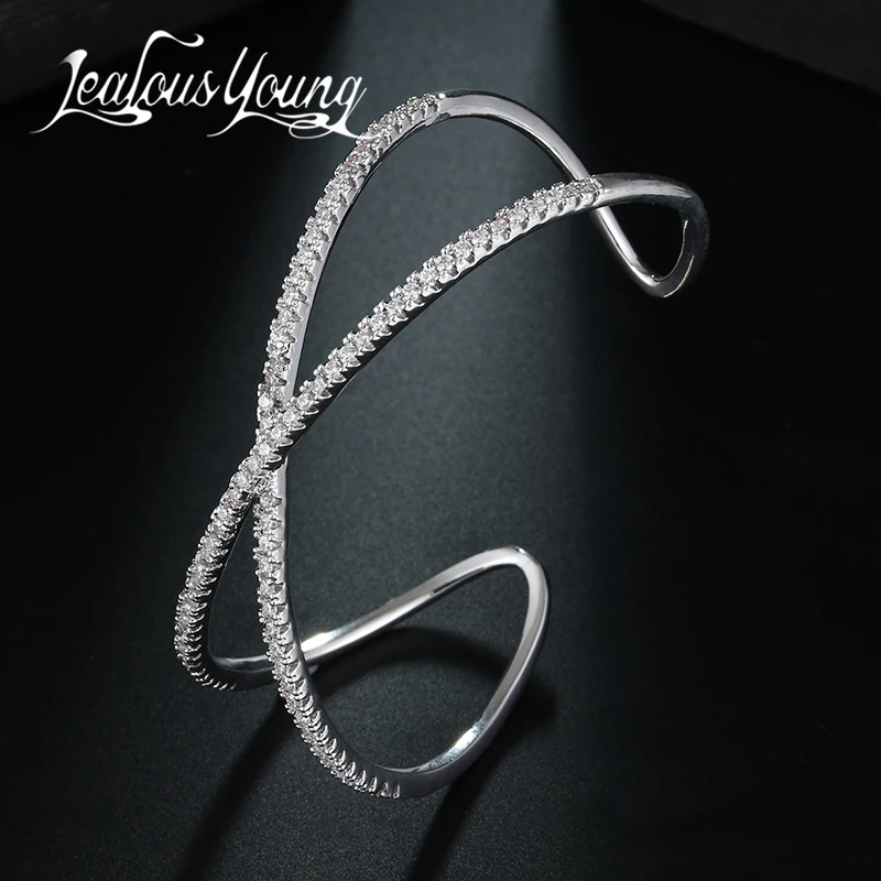 

Classic Silver Plated Color Adjustable Bracelets & Bangles Inlay Round Cubic Zircon Stone Charm Bracelet AB115
