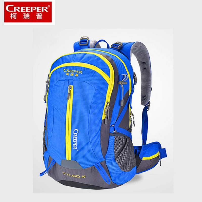

Creeper Brand Men Backpack 40l Mountaineering Bag Men Travel Bags for women Double-shoulder Waterproof Knapsack Free Shipping