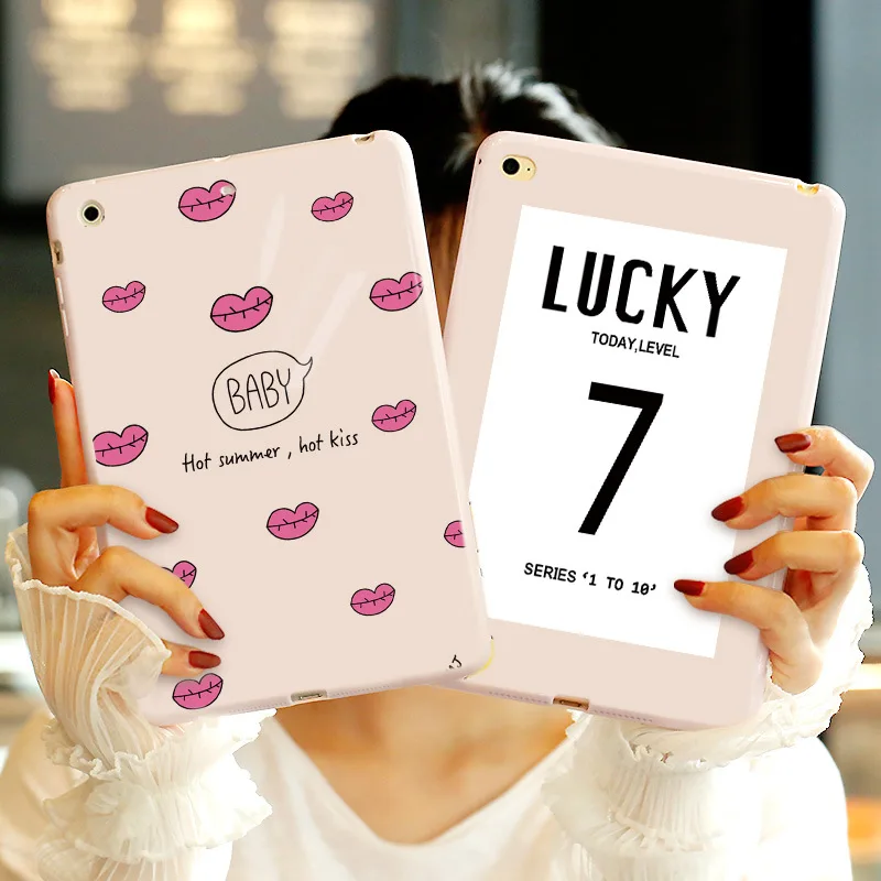 

Tablets Case for The New iPad 9.7 inch 2017 2018 Cartoon Ultra-thin TPU shockproof Tablet Case Tablets Case for iPad mini 3 2 1