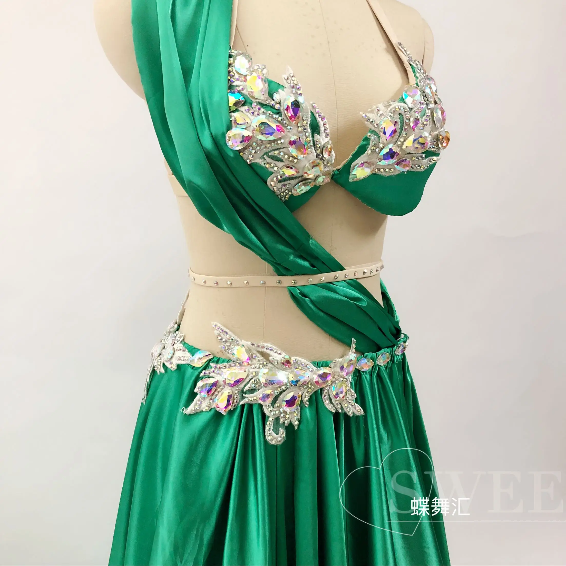 Платье для танца живота Bellydance костюм с поясом и юбкой 3524|Танец живота| |