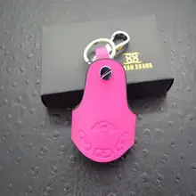 Цвета розовый автомобильный чехол для ключей держатель для ключей пакеты сумки для ключей для BMW Mini Cooper