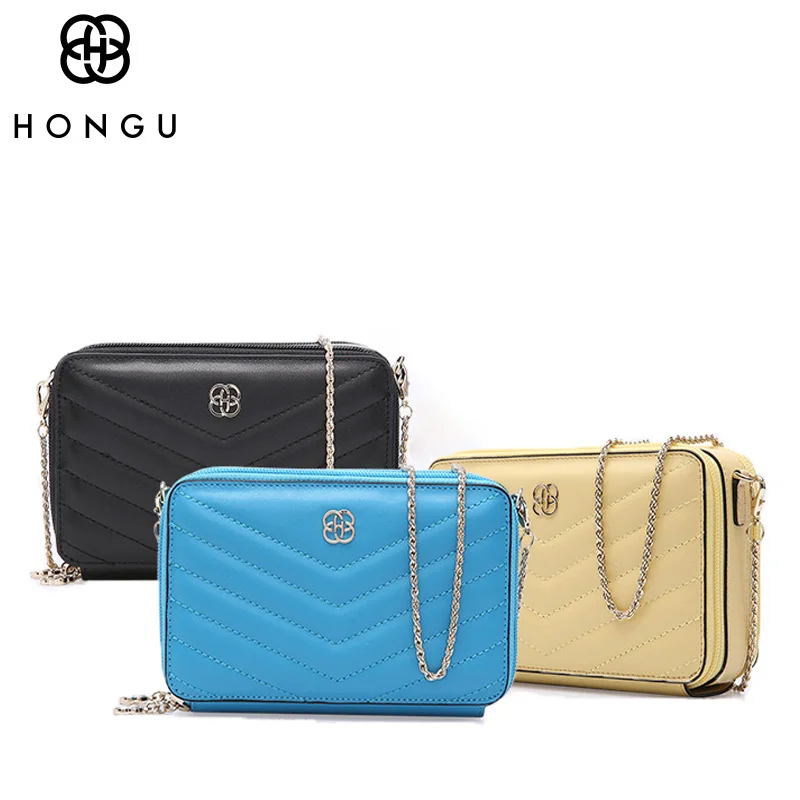 الفاخرة براثن حقائب جلد البقر حقيبة المرأة رسول سلسلة مساء حقيبة crossbody زيبر الكتف حقيبة سستة أزياء مصمم
