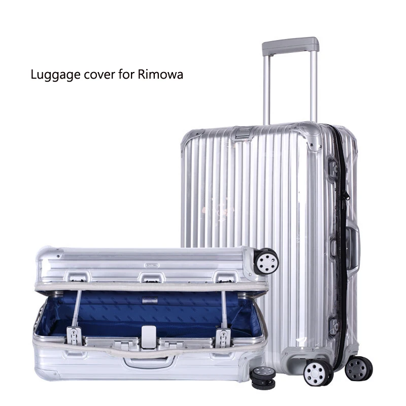 ПВХ Чехлы для багажа Rimowa, прозрачный чехол для чемодана на молнии, прозрачный защитный чехол для багажа, органайзер, аксессуары для путешествий