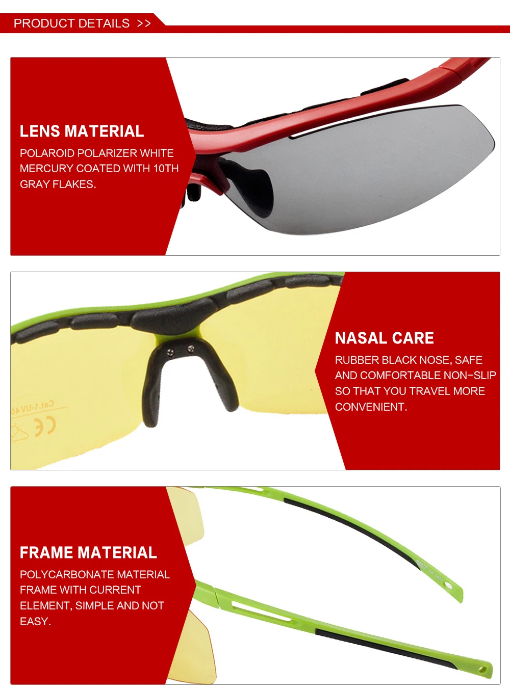 MEETLOCKS Cycling Glasses Sports Sunglasses Shatterproof Lens TR90 Frame 2 Lens For Outdoor Bicycle gafas ciclismo