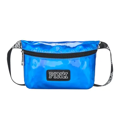 Поясная сумка для девушек, женская сумка для путешествий, деловая Мобильная Сумка, пляжная сумка, большая сумка, 6 цветов - Цвет: Синий