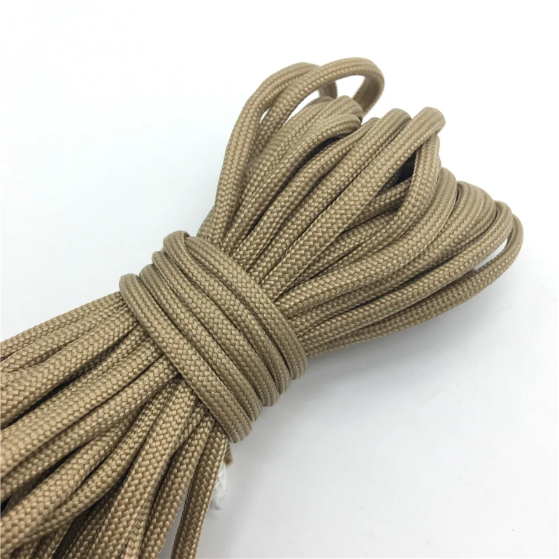 10Yards Paracord 550 Parachute Cord Lanyard Rope Mil Spec Type III 7 Strand Climbing Camping Survival Equipment DIY Paracord