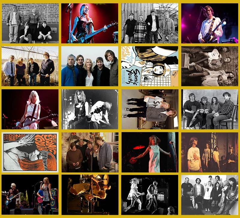 Lanchenyi Handmade Rock band Sonic Youth Classic Series sticker 20/pcs PVC Art Crafts collection Gift wall Design | Дом и сад