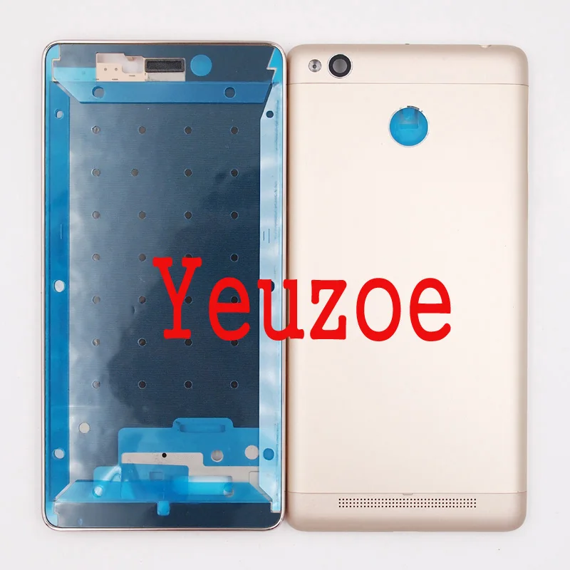 Чехол для Xiaomi Redmi 3s 3 Pro 3pro с кнопками регулировки громкости|back housing|housing coverbattery housing