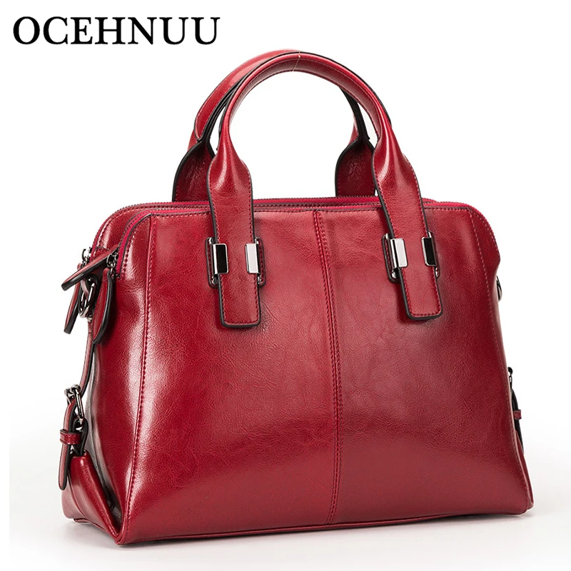 Женские сумки-тоут из мягкой натуральной яловой кожи с молнией от известных брендов, женские сумки через плечо высокого качества