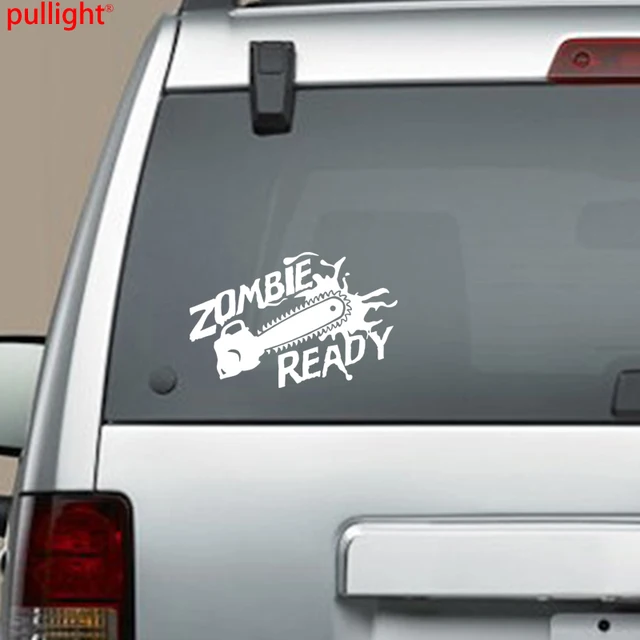 Special Offers Personality Zombie Chainsaw Car Truck Wall Laptop Vinyl Decal Sticker