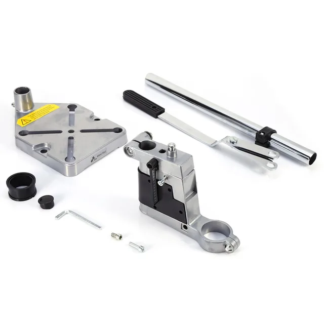 Adjustment Drill Bench Press Stand Tool Workbench Pillar Pedestal Clamp for Drilling Collet Scale & Stop Added Functionality