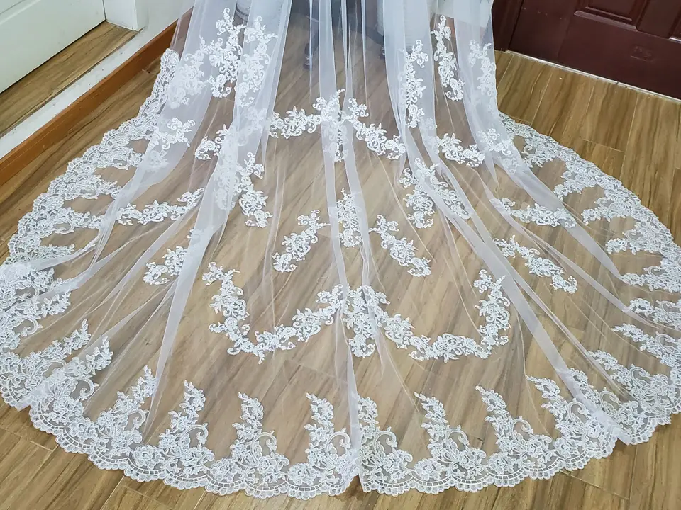 Marfil Traje de Encaje Floral Bolero De Encaje De Algodón Marfil Con Apliques Motif Parche vendedor del Reino Unido