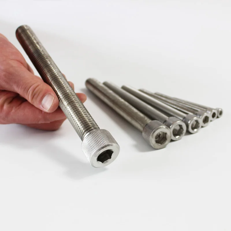 

Internal hex socket cap crown bolts screws hexagon M1.6 M2 M2.5 M3 M4 M5 M6 M8 M10 M12 M14 M16 M20 threaded metric long