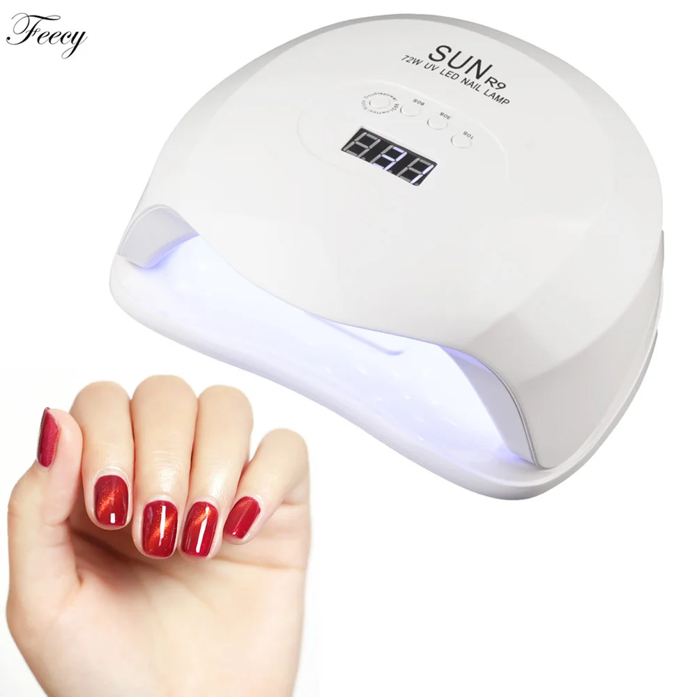 

Lamp For Manicure SUN R9 72W UV LED Nail Lamp Drying All Gel Nail Polish LCD Display Nail Dryer Drying Ice Lamp For Gel Varnish