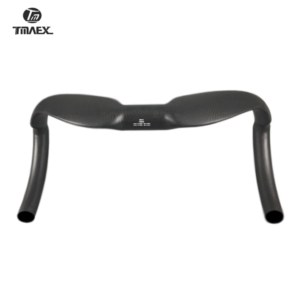 Bicycle Accessories Bicycle Handlebar Full Carbon Road Bent Bar Track Sprinter 3K Matte 31.8MM*370/385MM