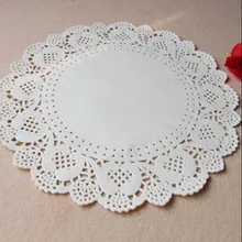 12," Винтажные круглые кружевные бумажные салфетки/Doyleys Свадебные ремесла YN-101009