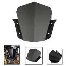 LJBKOALL FZ09 MT09 FZ-09 мотоцикл лобовое стекло алюминиевый черный для Yamaha MT-09 FZ 09 MT 09