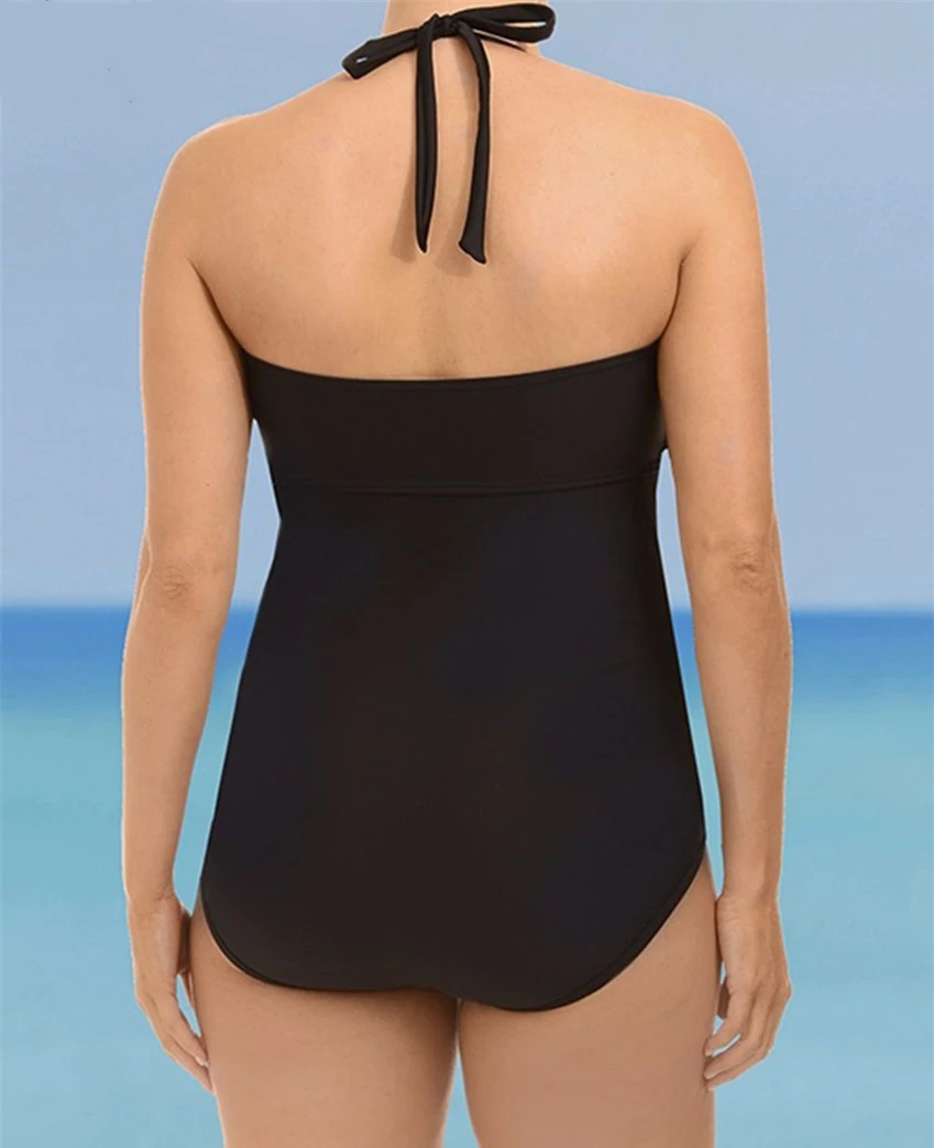 5XL One Piece Plus Size Swimwear Women 2018 New Push Up Swimsuit Bandage Bathing Suit For Women Sexy Extra Large Swimming Suit (8)