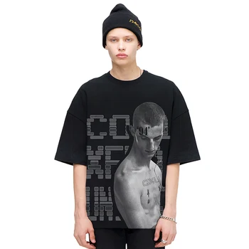 

HISTREX Harajuku HipHop Funny Hip Hop Casual Men T Shirt Top Summer Clothing Fashion O Neck Mens Homme Streetwear 8CQCF#