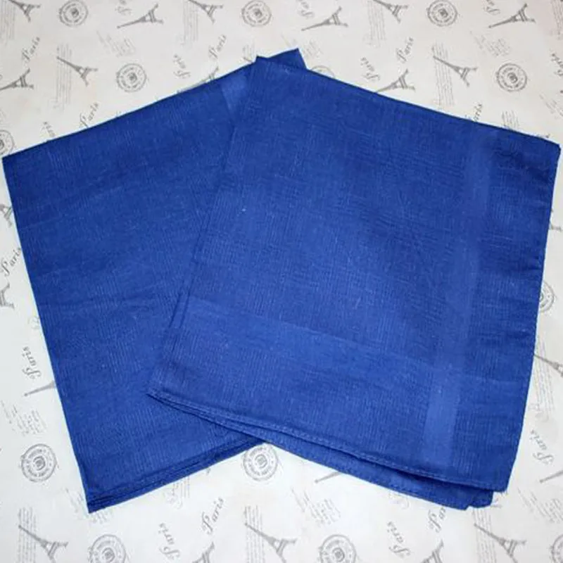 Mens handkerchief Cotton Handcuffs Plaid Pocket towel Man Handkerchiefs