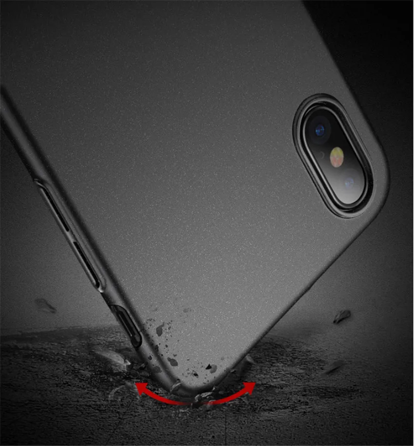 Aixuan Metal Plate Car Holder Magnetic Case for iPhone Xs Max XR X Magnet Hard Matte Case for iPhone 7 8 6 6s Plus  (9)